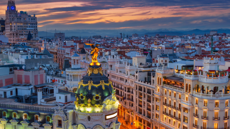 Madrid, Spain, location of the 2019 Annual Scientific Meeting of ISHA - The Hip Preservation Society