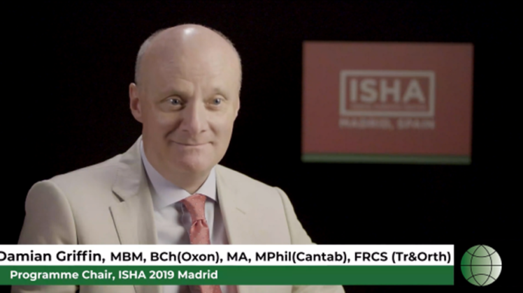 Interview with Damian Griffin, Programme Chair for ISHA 2019 Madrid