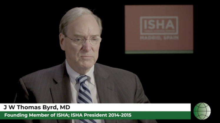 Interview with JW Thomas Byrd, Founding Member of ISHA and ISHA President 2014-2015