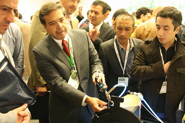 A technical demonstration takes place at the 2013 Annual Scientific Meeting of ISHA - The Hip Preservation Society in Munich, Germany