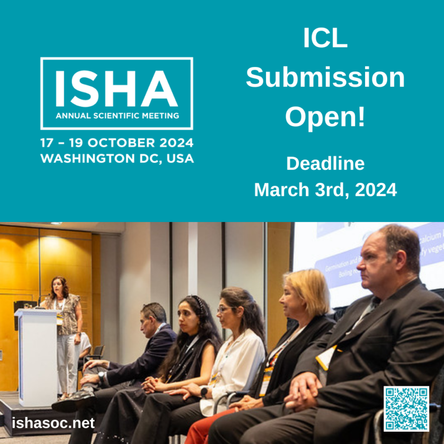 Instructional course lecture (ICL) submission is open for the 2024 Annual Scientific Meeting of ISHA - The Hip Preservation Society in Washington DC, USA