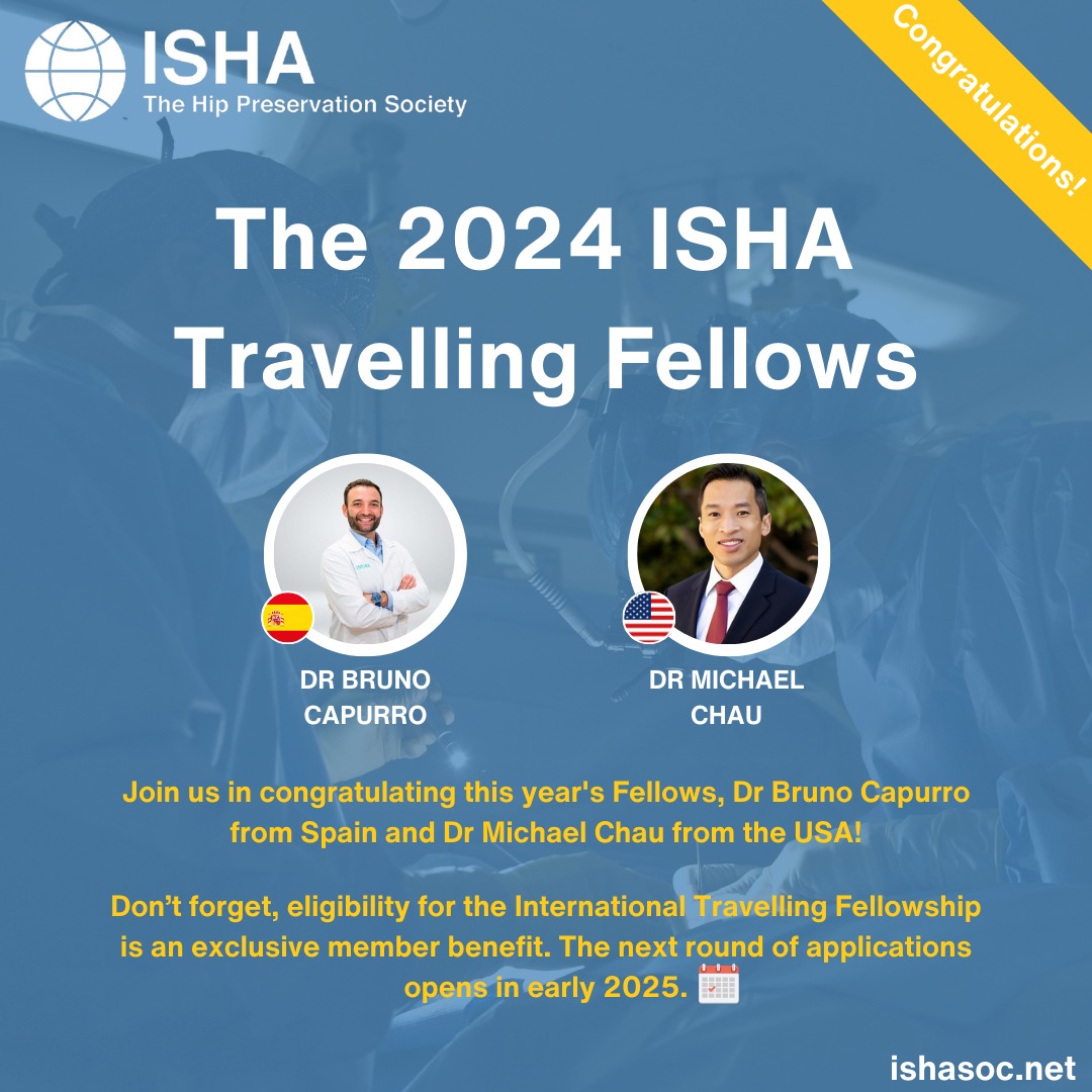 Announcement of the 2024 ISHA Travelling Fellows